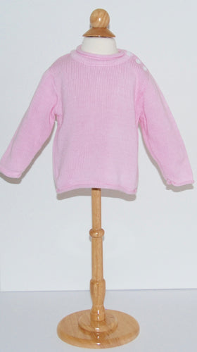 Pink Roll Neck Sweater