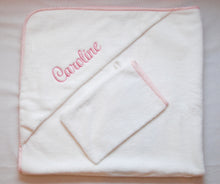 Pink Hooded Towel Set