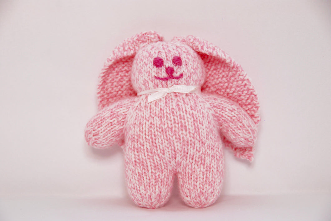 Light Pink Hand Knitted Royal Rabbit