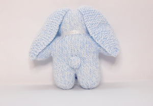 Baby Blue Hand Knitted Royal Rabbit