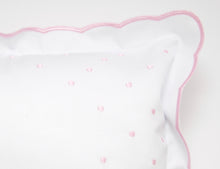 Pink Swiss Dot Pillow
